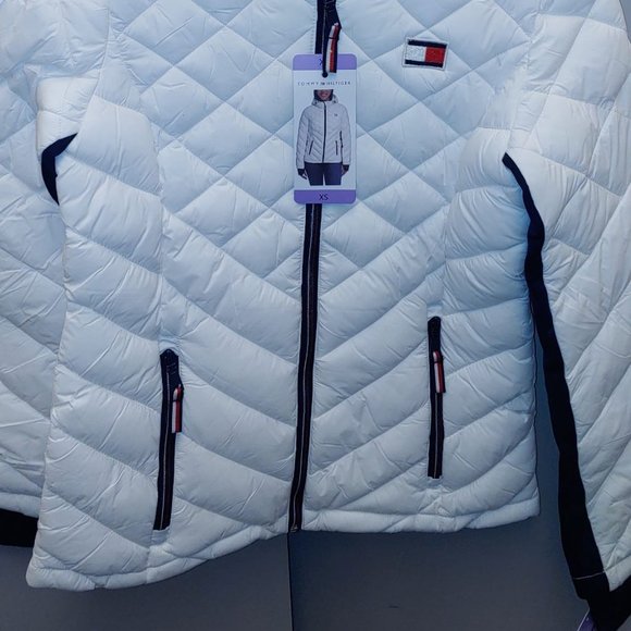 Tommy Hilfiger Womens Packable Jacket--White - Picture 8 of 10